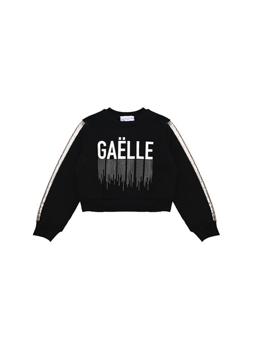 Felpa, bambina, logata. GAELLE PARIS | 2741FY00631BK